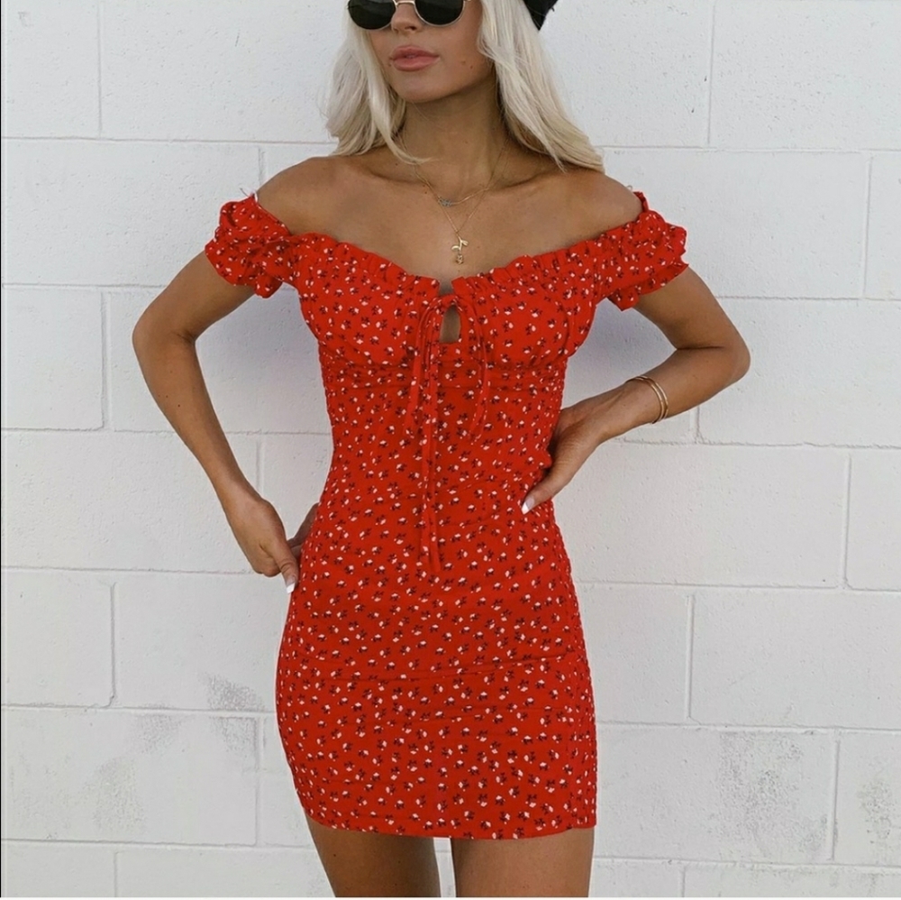 Red dress
